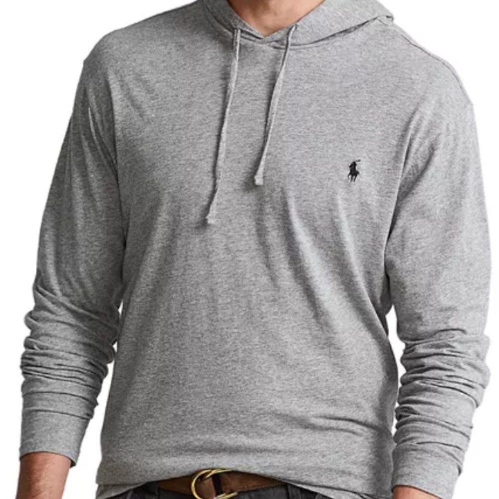 Men's Big & Tall Jersey Hooded T-Shirt